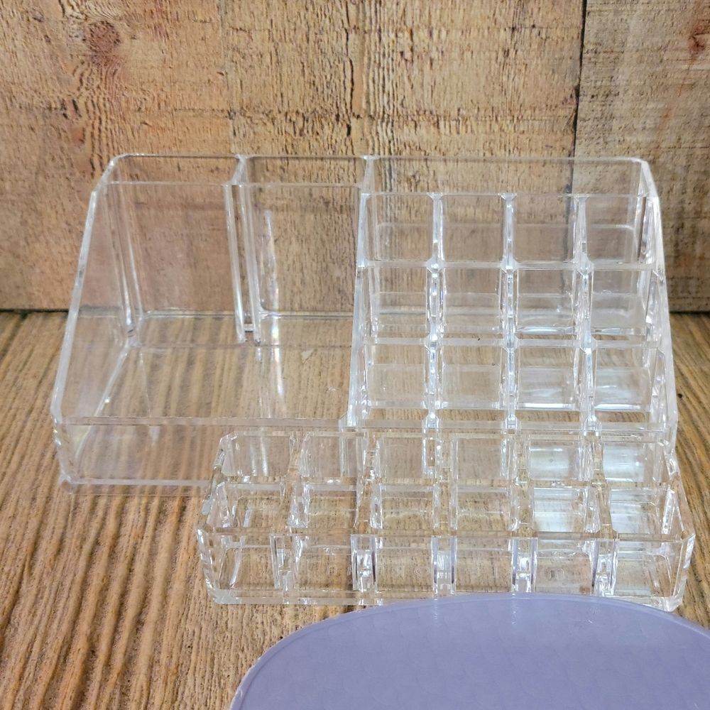 Acrylic Makeup Organizer With Merle Norman Lipstick organizer